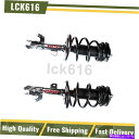 サスペンション フォーカスオートパーツショックストラットコイルスプリングスフロント2013-2015トヨタアバロン Focus Auto Parts Shocks Struts Coil Springs Front 2X For 2013-2015 Toyota Avalon(2)