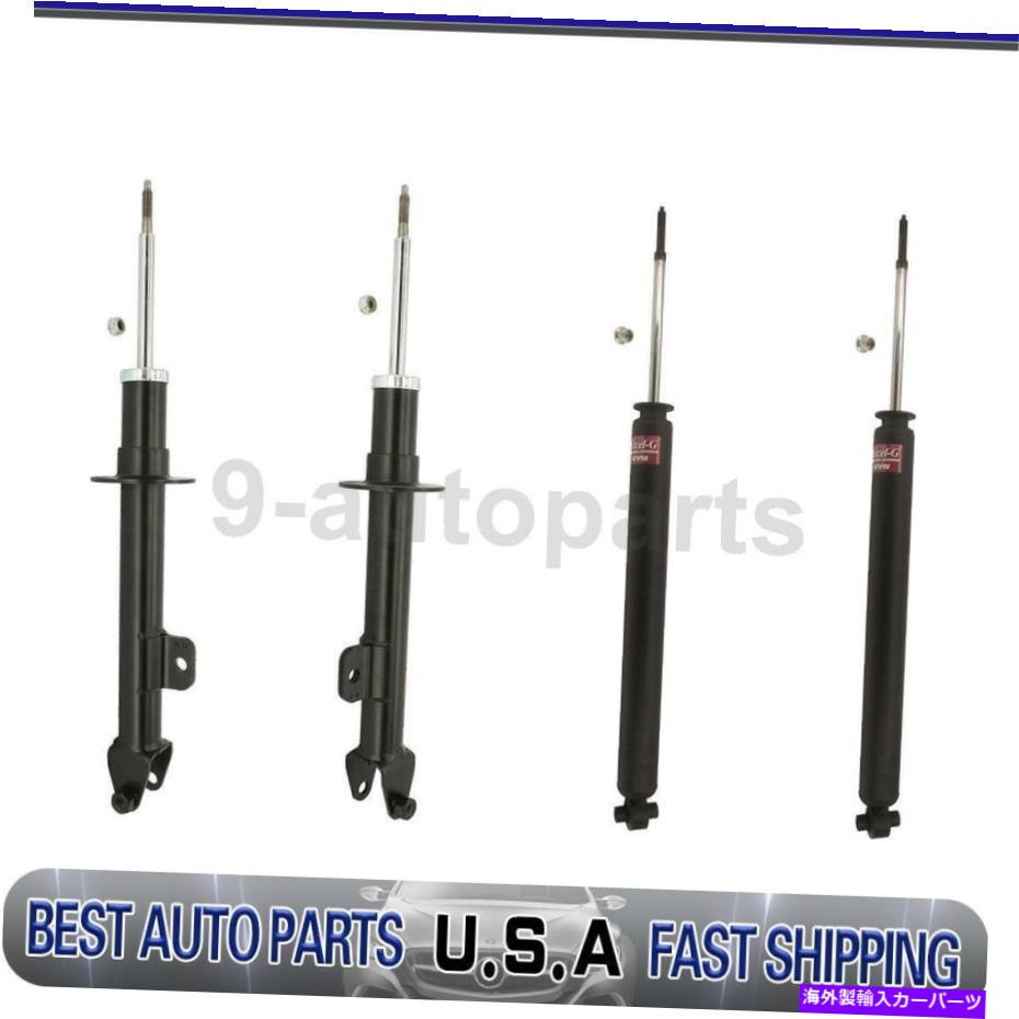 サスペンション KYBショックアブソーバーサスペンションストラットストラットフロントリア4オブダッジチャレンジャー KYB Shock Absorber Suspension Strut Front Rear 4 Of For Dodge Challenger