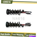 サスペンション フォーカスオートパーツショックストラットコイルスプリングスフロント2x 2008-2010 Saturn Vue Focus Auto Parts Shocks Struts Coil Springs Front 2X For 2008-2010 Saturn Vue(2)
