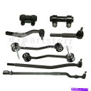サスペンション フロント8 PCSキット内側と外側タイロッドエンドスウェイバーリンク調整スリーブフィット20 Front 8 Pcs Kit Inner & Outer Tie Rod End Sway Bar Link Adjusting Sleeve Fits 20(2)