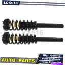 サスペンション 2004年から2008年のAcura Tl Monroe 2xフロントサスペンションストラットとコイルスプリングアセンブリ For 2004-2008 Acura TL Monroe 2X Front Suspension Strut and Coil Spring Assembly(2)
