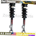 サスペンション フロントコンプリートショックストラット&コイルスプリングセット2フィット2019ダッジ充電器 Front Complete Shock Strut & Coil Spring Set of 2 Fits 2019 Dodge Charger(2)