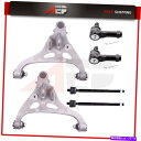 サスペンション 2003-2008トヨタカローラ6xフロントタイロッドエンドスウェイバーエンドリンクサスペンション Fits 2003-2008 Toyota Corolla 6X Front Tie Rod End Sway Bar End Link Suspension(2)