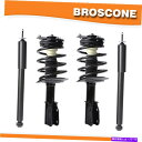 サスペンション 11-19クライスラー300 RWDのフロントコンプリートストラットリアショック吸収 Front Complete Strut Rear Sho...