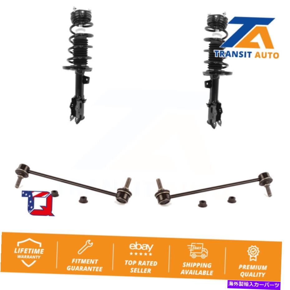 サスペンション 2011年から2013年のFord FiestaのフロントコンプリートショックアセンブリとTORリンクキット Front Complete Shock Assembly And TOR Link Kit For 2011-2013 Ford Fiesta