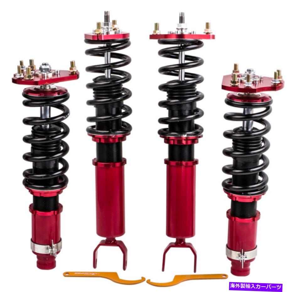 サスペンション ホンダプレリュード1992-2001ストラットサスペンションスプリングスキットadj heightのコイルオーバー Coilovers For Honda Prelude 1992-2001 Struts Suspension Springs Kits Adj Height