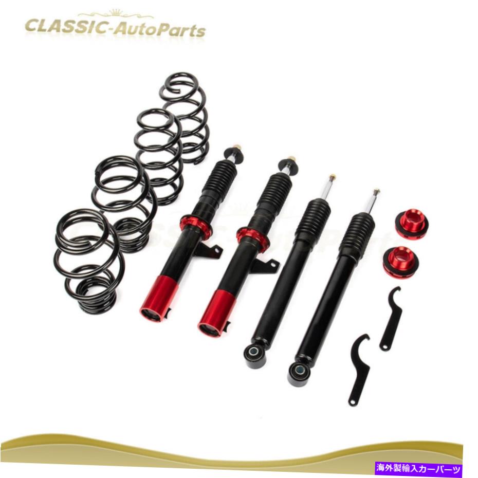 サスペンション コイルオーバーストラットショックサスペンションスプリングVWジェッタゴルフGTI R MK6 adj height Coilovers Struts Shocks Suspension Spring For VW Jetta Golf GTI R MK6 Adj Height