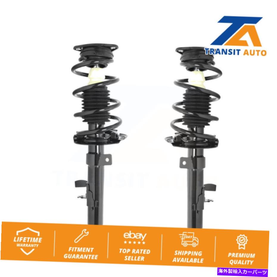 サスペンション フロントコンプリートショックストラットコイルスプリングアセンブリキット2013-2019フ..