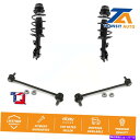 サスペンション 2012-2017のフロントコンプリートショックアセンブリ&TQリンクキットヒュンダイアクセントKia Rio Front Complete Shock Assembly & TQ Link Kit For 2012-2017 Hyundai Accent Kia Rio(2)