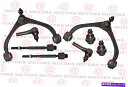 サスペンション 2010 Dodge Dakotaサスペンション&ステアリングキットコントロールアームボールジョイントとブッシング 2010 Dodge Dakota Suspension & Steering Kit Control Arms Ball Joints & Bushings(2)