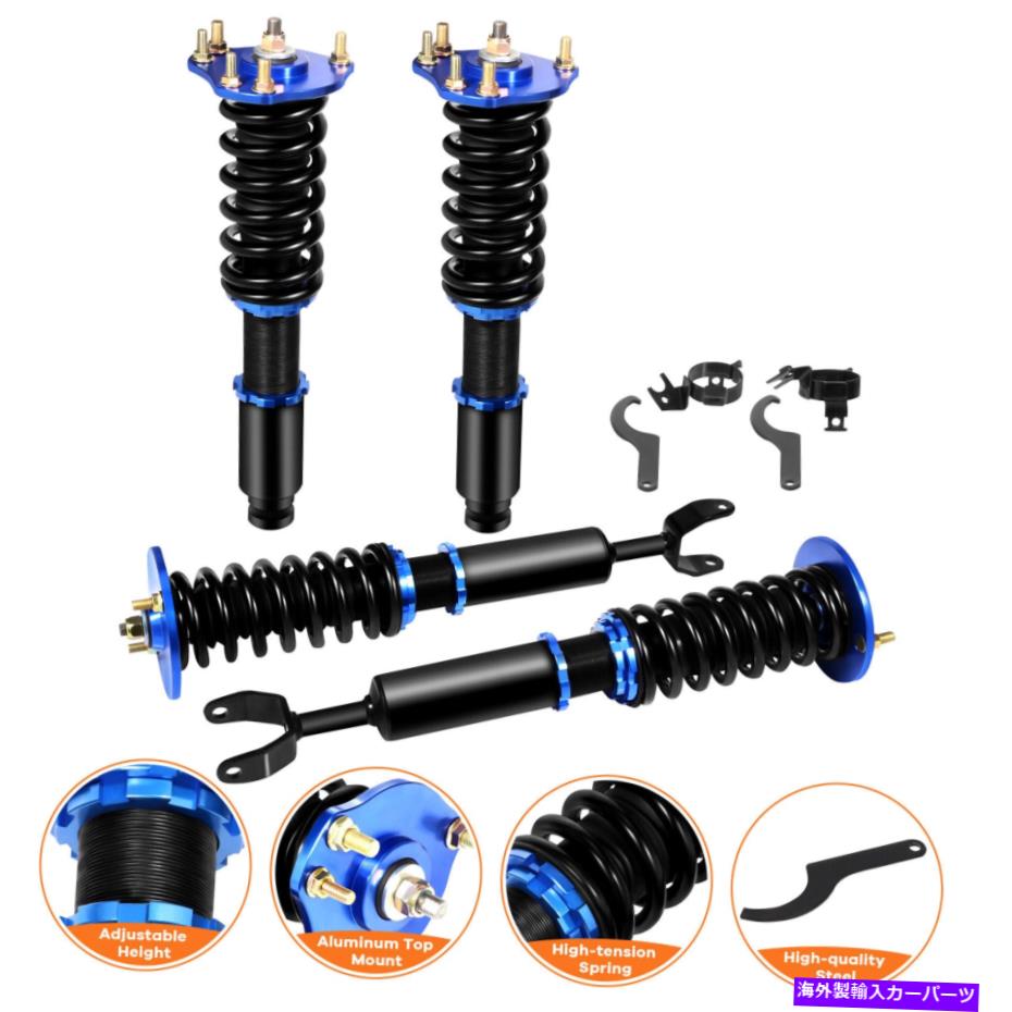 サスペンション 1992年から2001年のコイルオーバーホンダプレリュードサスペンションストラットスプリングスキットadj height Coilovers For 1992-2001 Honda Prelude Suspension Strut Springs Kits Adj Height