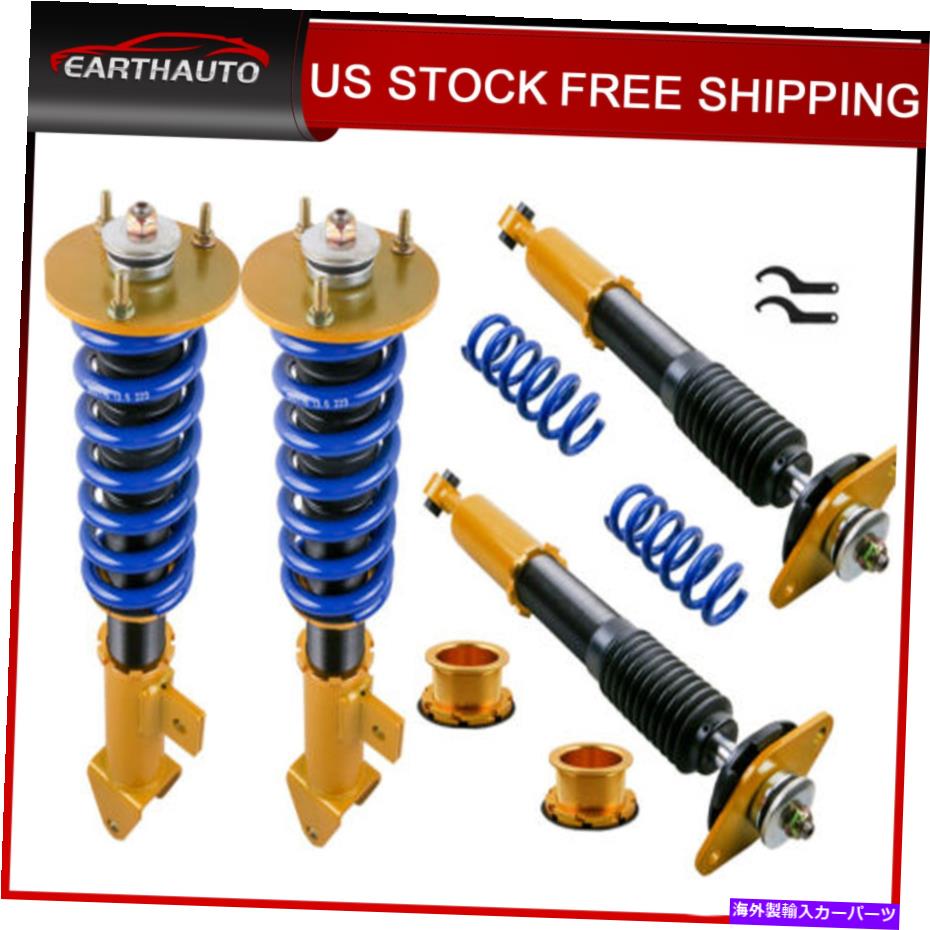 サスペンション ダッジ充電器のための4xコイルオーバーショックサスペンション06-10 SRT-8 adj height 4X Coilover Shock Strut Suspension For Dodge Charger 06-10 SRT-8 Adj Height