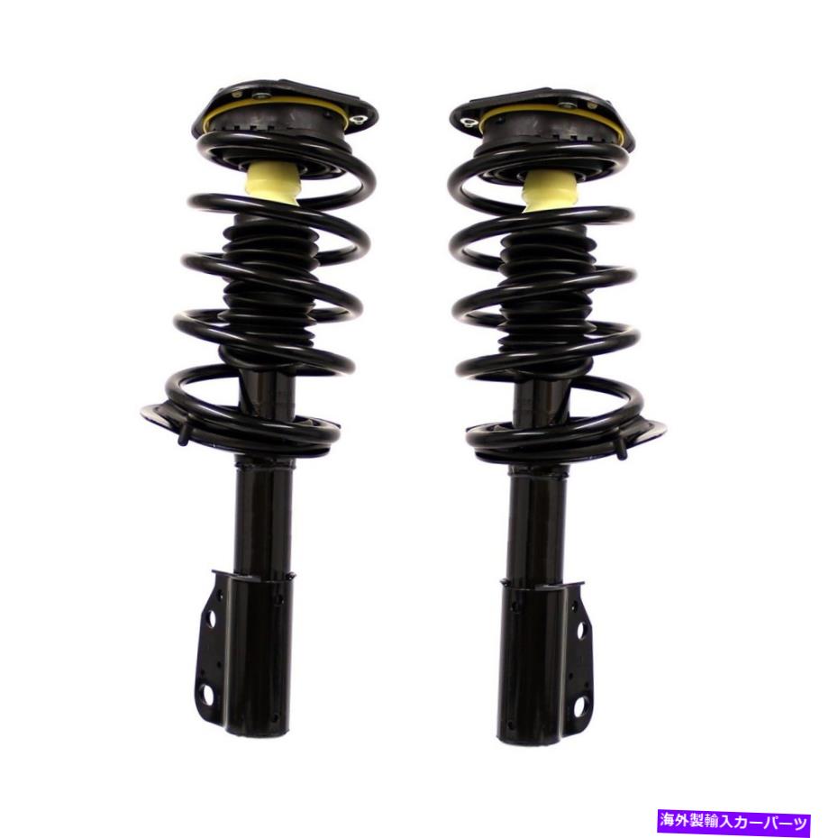 サスペンション 2つのフロントモンローストラット＆コイルスプリングキットのペアセットビュイック用電子サスペットなし Pair Set of 2 Front Monroe Strut & Coil Spring Kit For Buick No Electronic Susp