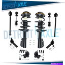 サスペンション 新しい10pc完全なフロントクイックストラット&スプリングサスペンションキットGM車両用 New 10pc Complete Front Quick Strut & Spring Suspension Kit for GM Vehicles(2)