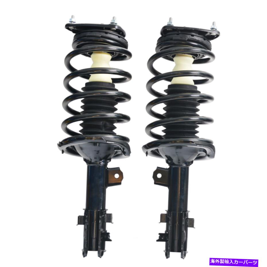 サスペンション ペアフロントL+Rサイドショックストラット＆スプリング06-11ヒュンダイアクセント06-11 KIA RIO Pair Front L+R Side Shock Strut & Spring For 06-11 Hyundai Accent 06-11 Kia Rio