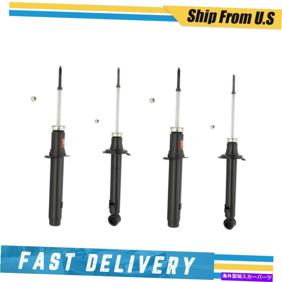 サスペンション KYBサスペンションストラット4 PCSフロント、1999年から2000年のリアヒュンダイソナタ_xj KYB Suspension Strut 4 pcs Front,Rear for 1999-2000 HYUNDAI SONATA_XJ