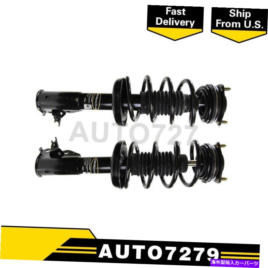 サスペンション モンローフロントの左右右2xストラットw/コイルスプリングセットホンダシビック2006-2011 Monroe Front Left Right 2X Strut w/ Coil Spring Set For Honda Civic 2006-2011