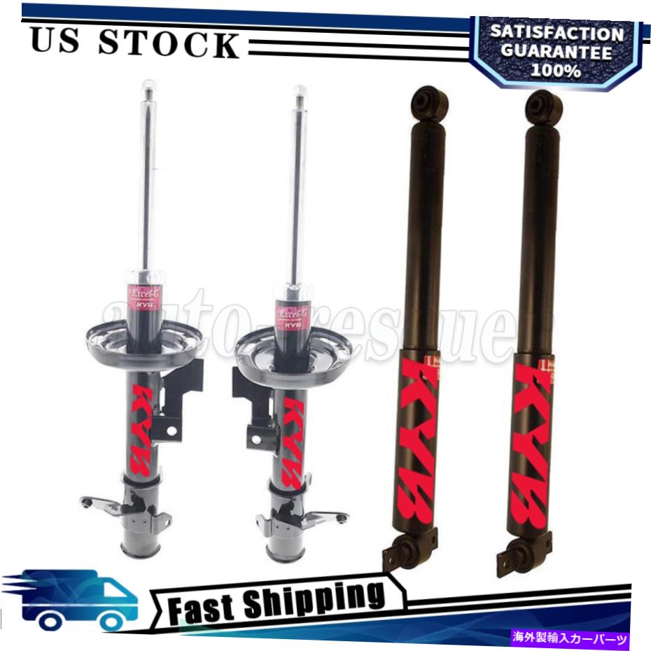 サスペンション Kyb Shocks＆Struts Lear Front Left Right Right 4x 2013-2017 Honda Odyssey KYB Shocks & Struts Rear Front Left Right 4x for 2013 - 2017 Honda Odyssey
