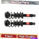 サスペンション 2つのモンローショック&ストラット完全ストラットコイルスプリングフロント300 2012-2016 2 Monroe Shocks & Stru...