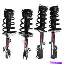 サスペンション Toyota Highlander Automatic用FCSフロント&リアストラットとコイルスプリングスキット FCS Front & Rear Strut and Coil Springs Kit For Toyota Highlander Automatic