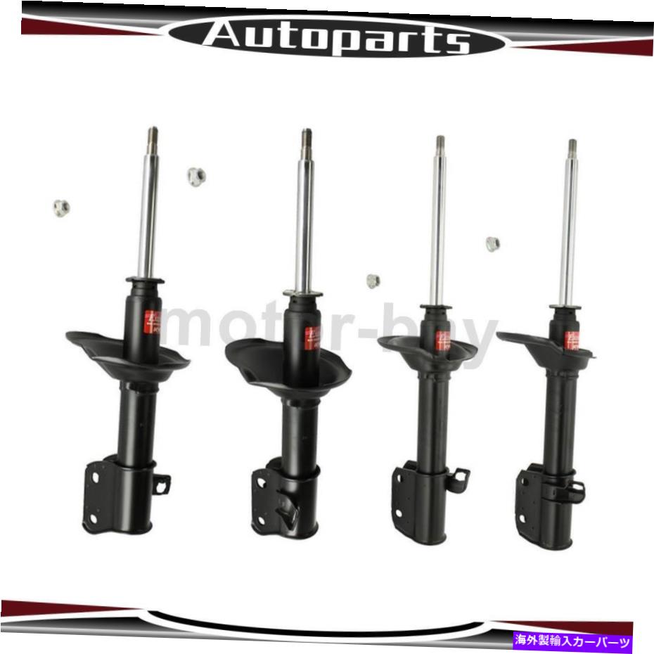 サスペンション スバルレガシーKYB 4Xフロントリア左後部右右KYBサスペンションストラット For Subaru Legacy KYB 4X Front Rear Left Rear Right KYB Suspension Strut