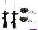 サスペンション Monroe Oespectrumフロントサスペンションストラットマウントキットトヨタハイランダー08-10 Monroe OESpectrum Front Suspension Struts Mounts Kit for Toyota Highlander 08-10