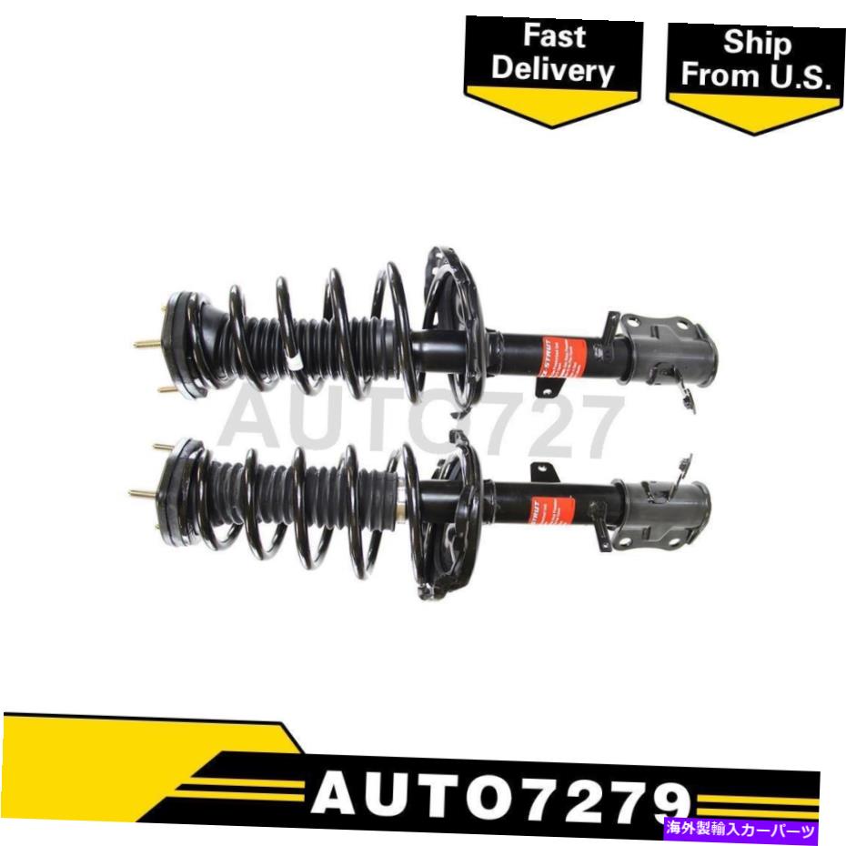 サスペンション モンローリア左右右2xストラットとコイルスプリングセットレクサスRX400H 2006-2007 Monroe Rear Left Right 2X Strut and Coil Spring Set For Lexus RX400h 2006-2007