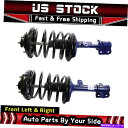 サスペンション モンローフロント左右ストラットコイルスプリングキット2PCSフィット2001-2002 ACURA MDX T122 Monroe Front Left Right Strut Coil Spring Kit 2pcs fits 2001-2002 Acura MDX T122