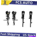 サスペンション Chrysler LHS 300Mコンコルドダッジフロント&リアショックストラット&コイルスプリングFCSに適合する Fits Chrysler...