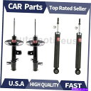 サスペンション 2014年ムラノの4つのフロント +リアショックアブソーバーストラットのKybセット KYB Set of 4 Front + Rear Shock Absorber Strut For 2014 Murano