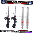サスペンション Dodge Grand Caravan 4x Kyb Shocks&Strutsフロントリアショックアブソーバーストラットに Fits Dodg...