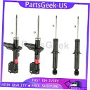 サスペンション 4xリアフロントストラットKybショック＆ストラットフィットMitsubishi Eclipse 2006-2010 4x Rear Front Strut KYB Shocks & Struts fits Mitsubishi Eclipse 2006-2010