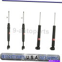 サスペンション KYBショックアブソーバーサスペンションストラットストラットフロントリア4のアウディ2005-2008 KYB Shock Absorber Suspension Strut Front Rear 4 Of For Audi 2005-2008(2)