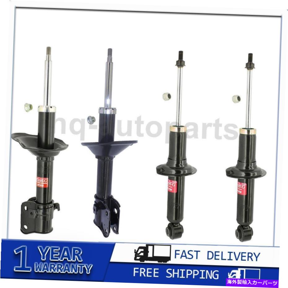 サスペンション 2003年?2003 Subaru Baja 4x Lear Front左右Kybショックストラットストラット For 2003~2003 Subaru Baja 4x Rear Front Left Right KYB Shocks Struts Strut