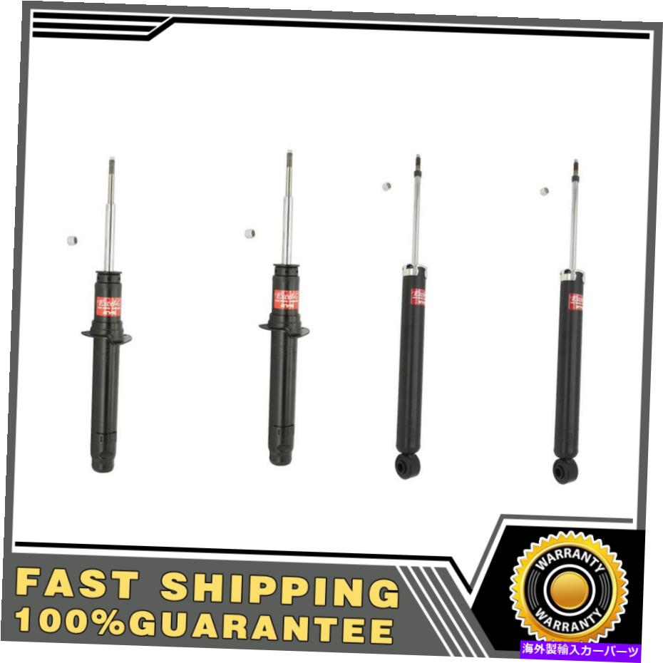 サスペンション KYB 4 PCSフロント、2006年から2008年のリアショックアブソーバーストラットヒュンダイソナタ_LK KYB 4 pcs Front,Rear Shock Absorber Strut for 2006-2008 HYUNDAI SONATA_LK