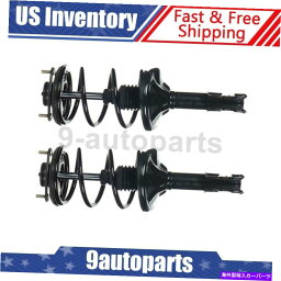 サスペンション 2002年から2007年のMitsubishi LancerのMonroe Struts＆Coil Spring完全フロント2 Monroe Struts & Coil Spring Complete Front 2 Of For 2002-2007 Mitsubishi Lancer