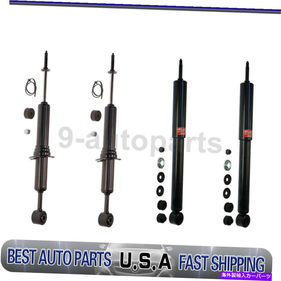 サスペンション KYBショックアブソーバーサスペンションストラットストラットフロントリア4フォー4ランナー2010-2019 KYB Shock Absorber Suspension Strut Front Rear 4 Of For 4Runner 2010-2019