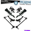 サスペンション フロントストラットコントロールアーム&リンクキットフィット04-08 RX330 RX350 RX400Hハイランダー Front Struts Control Arms & Links Kit Fits 04-08 RX330 RX350 RX400h Highlander
