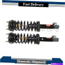 サスペンション ジープグランドチェロキー用の春のフロントlh rh 2xでモンローショック&ストラットストラット Monroe Shocks & Struts Strut with Spring Front LH RH 2X For Jeep Grand Cherokee(2)