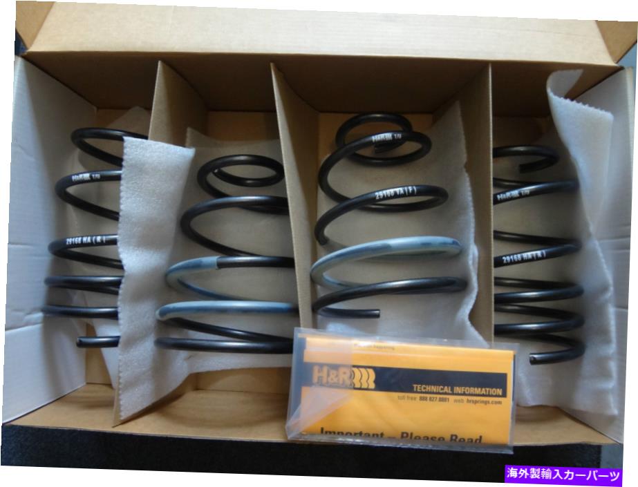 サスペンション H＆R Spingのポルシェボクスター987 2005 -11フロントリアニュー29168-1 100％ドイツ語..