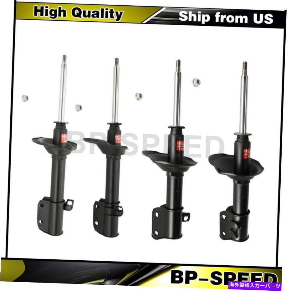サスペンション Subaru Legacy 1992-1994 4 x Kyb Shocks＆Strutsフロントリアサスペンションストラット Fits Subaru Legacy 1992-1994 4 X KYB Shocks & Struts Front Rear Suspension Strut