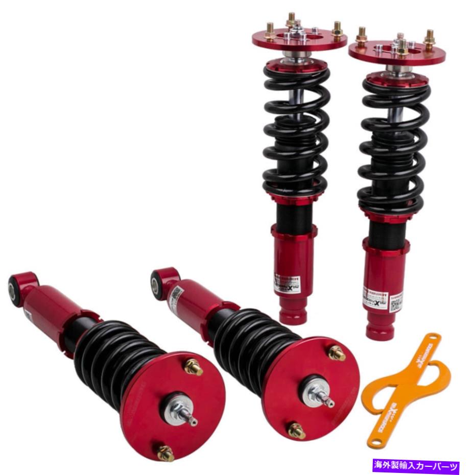 サスペンション 三菱料理のためのコイルオーバーキット95-99 24レベルアジャンパーダンパーサスペンシ..