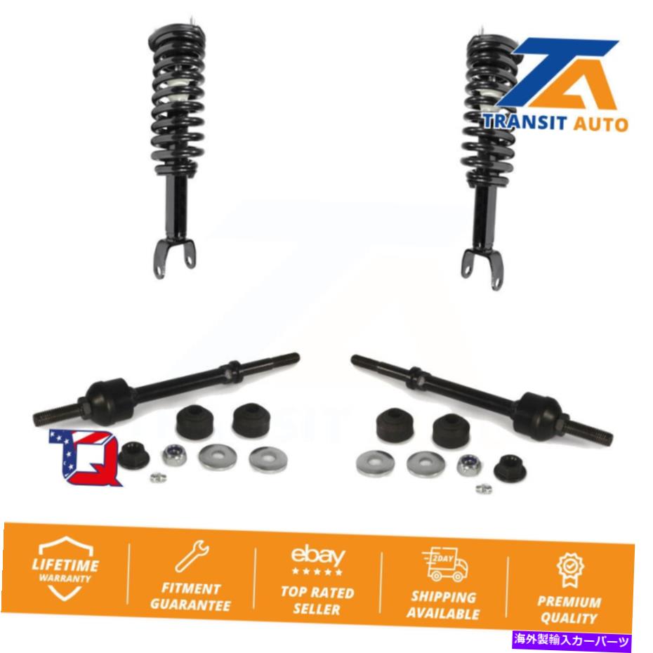 サスペンション フロントコンプリートショックアセンブリTQリンクキットダッジダコタ三菱レイダーRWD Front Complete Shock Assembly TQ Link Kit For Dodge Dakota Mitsubishi Raider RWD