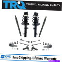 サスペンション TRQフロントおよびリアステアリング&サスペンションキットフィット2008-2010フォードフォーカス TRQ Front and Rear Steering & Suspension Kit Fits 2008-2010 Ford Focus(2)