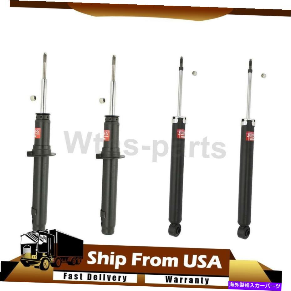 サスペンション KYBエクスククトフロントリアショック＆ストラット4PCSセットフィット2008-2011ヒュンダイアゼラ KYB Excl-G Front Rear Shock & Struts 4pcs Set Fits 2008-2011 Hyundai Azera