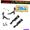 サスペンション TRQ 8 PCステアリングサスペンションキットコントロールアームスウェイリンクタイロッドストラットGM NEW TRQ 8 pc Steering Suspension Kit Control Arm Sway Link Tie Rod Strut for GM New(2)