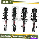 サスペンション FCSショックストラットコイルスプリングスフロントリア4xフィット2002-2003レクサスES300 FCS Shocks Struts Coil Springs Front Rear 4X Fits 2002-2003 Lexus ES300