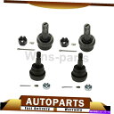 サスペンション 2000 2001 Dodge Ram 1500 4WD V6の4x Moogフロントアッパーと下のサスペンションボールジョイント 4x MOOG Front Upper & Lower Susp Ball Joint For 2000 2001 Dodge Ram 1500 4WD V6(2)