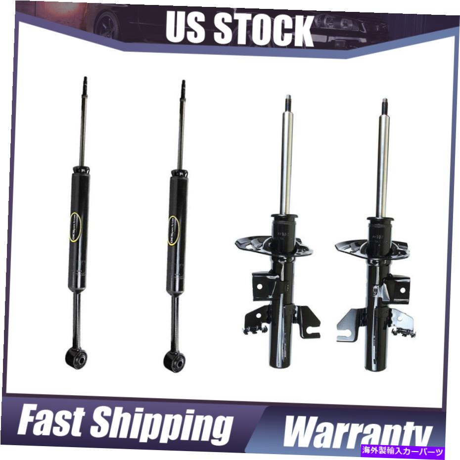 サスペンション モンローショック＆ストラットリアフロント4ショックアブソーバーサスペンションストラットは200に適合します Monroe Shocks & Struts Rear Front 4 Of Shock Absorber Suspension Struts Fits 200