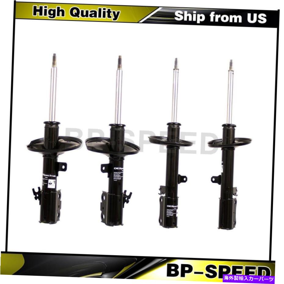 サスペンション フロントリアサスペンションストラット4 xモンローショック＆レクサスのためのストラット1999-2001 Front Rear Suspension Strut 4 X Monroe Shocks & Struts For Lexus 1999-2001